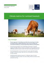 Climate metrics for ruminant livestock nobleed 1