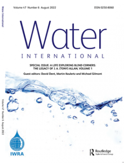 Water International cover page