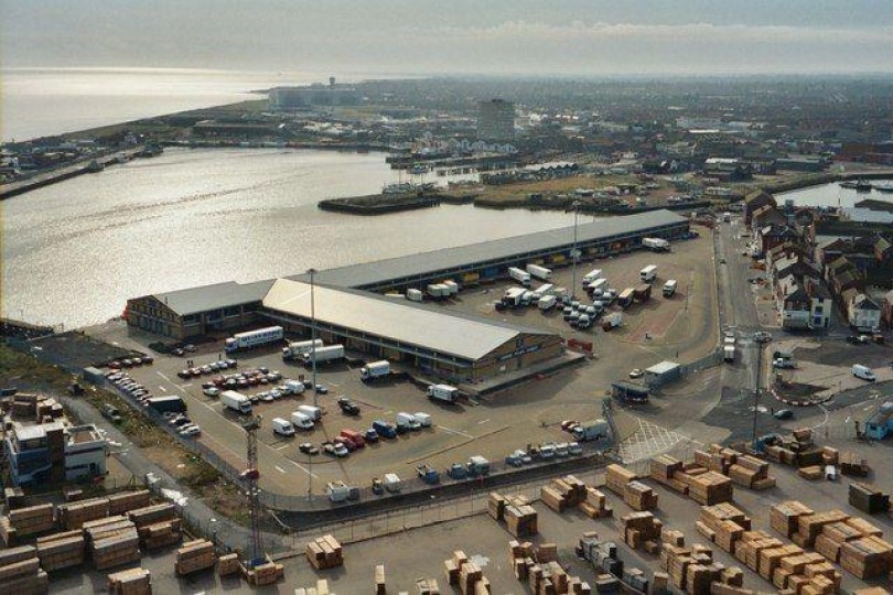 Grimsby Fish dock and Fish market geograph org uk 626900 Roger Damm
